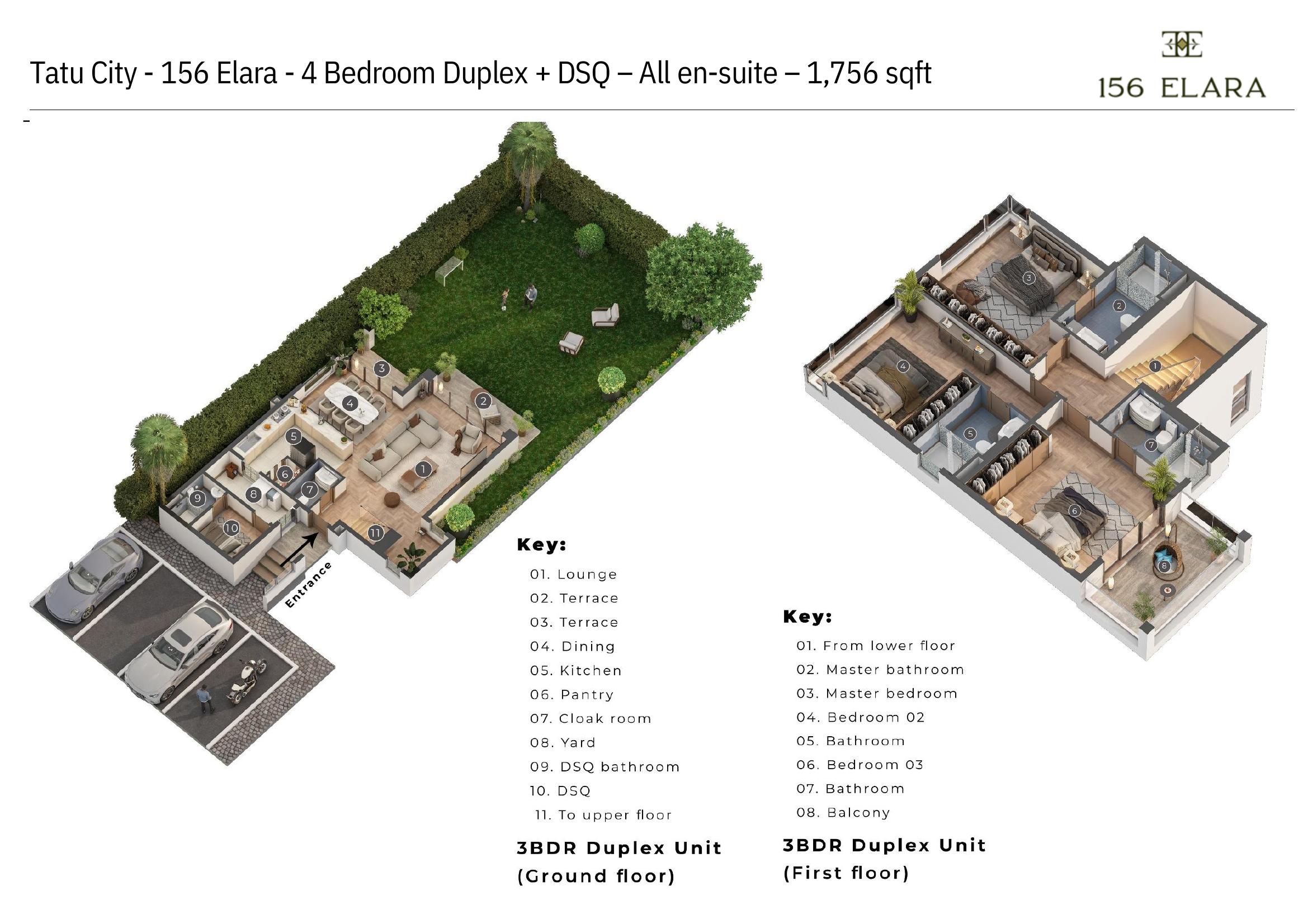 156 Elara — 4 Bedroom Duplex